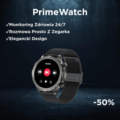 PRIMEWATCH™ - SMARTCH WATCH | EKRAN AMOLED | NFC, GPS I MONITOROWANIE ZDROWIA 24/7