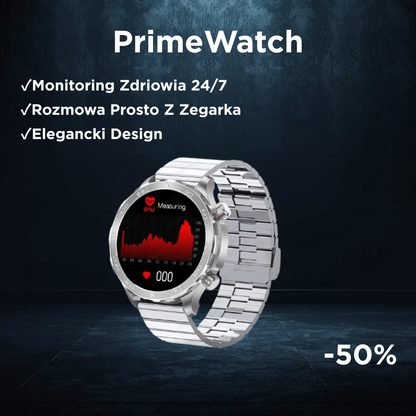 PRIMEWATCH™ - SMARTCH WATCH | EKRAN AMOLED | NFC, GPS I MONITOROWANIE ZDROWIA 24/7