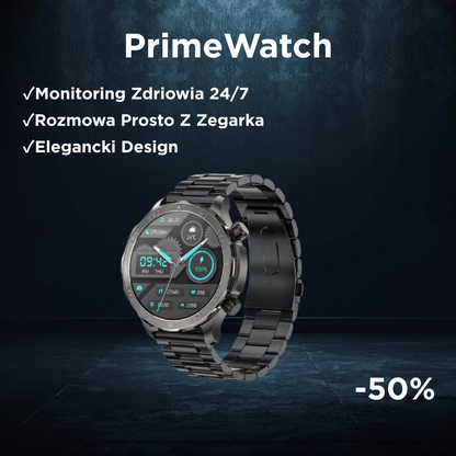 PRIMEWATCH™ - SMARTCH WATCH | EKRAN AMOLED | NFC, GPS I MONITOROWANIE ZDROWIA 24/7